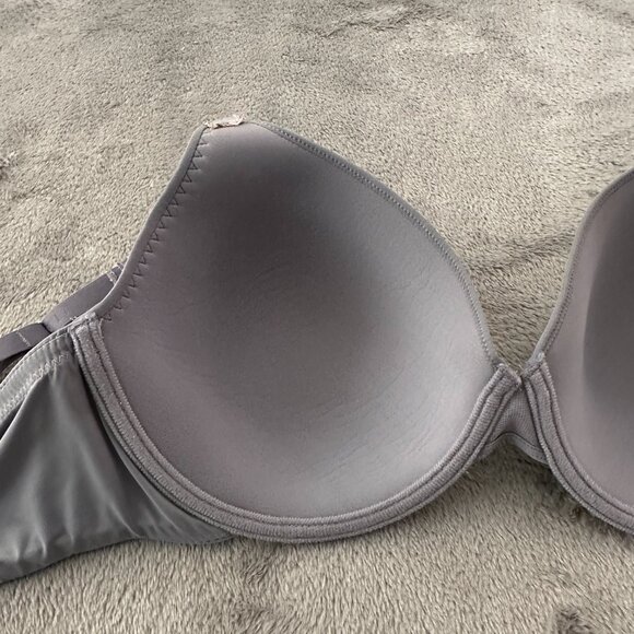 Natori Rose Dream Custom Coverage Underwire Bra Women's 34DD Blue - Picture 4 of 6